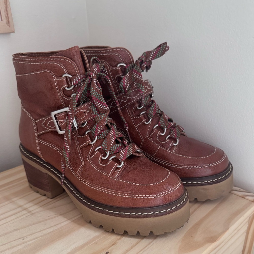 Free People Jasper Hiker Ankle Boots sz 7